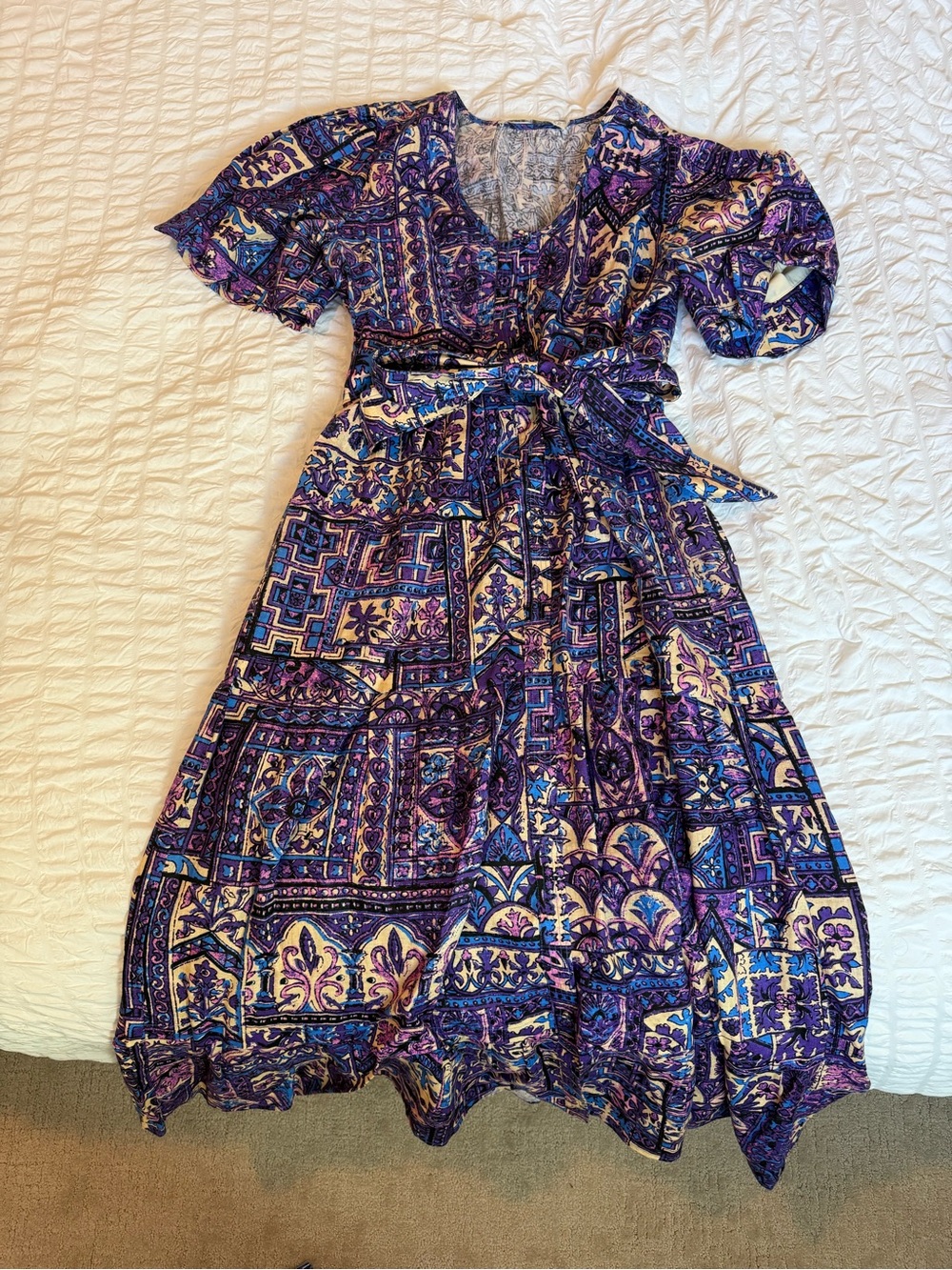 Marie Oliver Size 8 Buttoned Maxi Dress
